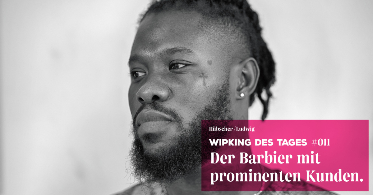 Ianbetreibt seit 15 Jahren einen Barbier-Salon an der Rosengartenstrasse - mit dem schärfsten Schnitt weit und breit.